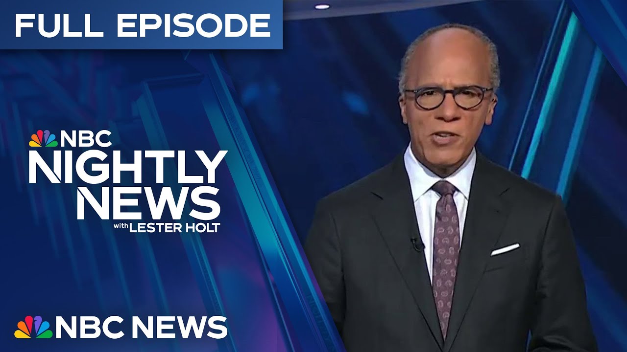 Nightly News Full Episode - May 13