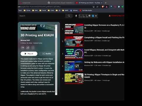 Running Klipper Without Raspberry Pi on a PC with Klipper Install and Update Helper (KIAUH) #shorts