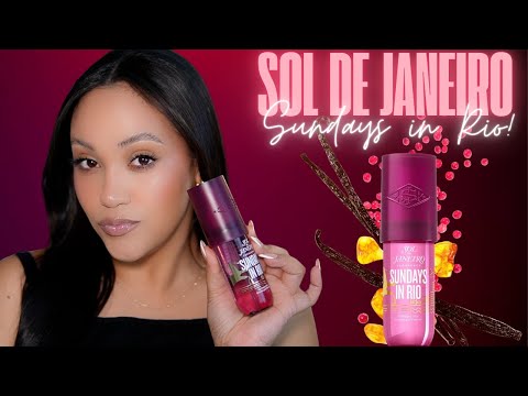 NEW! ✨ SOL DE JANEIRO SUNDAYS IN RIO WARM VANILLA HAIR & BODY MIST REVIEW! | AMY GLAM