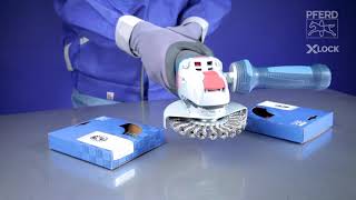 PFERD TOOLS Kolesové kefy potrubie POS RBG 11506/X-LOCK PIPE ST 0,50