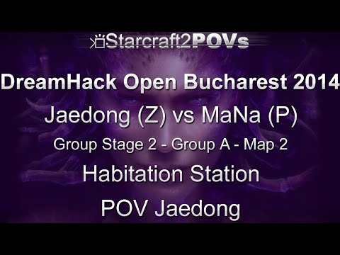 SC2 HotS - DH Bucharest 2014 - Jaedong vs MaNa - GS2 Group A - Map 2 - Hab Station - Jaedong