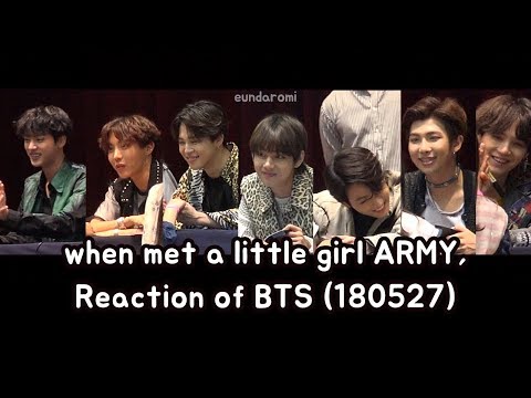 180527 어린소녀팬을 만난 방탄소년단 직캠 (TEAR 알라딘 목동 BTS 팬사인회)