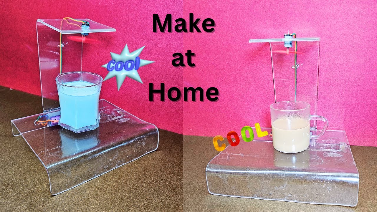 How to make Tea Cooling Gadget | Coffee Cooling Gadget | Milk Cooling Gadget #scienceideas101  #diy