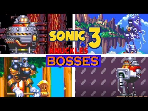 Sonic 3 & Knuckles: All Bosses (As Knuckles) (No Damage)