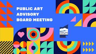 Public Art Advisory Board - July 31, 2026