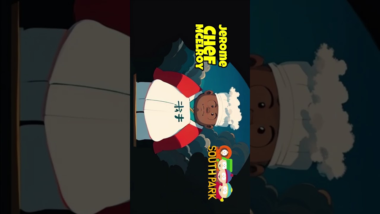 South Park`s Jerome Chef McElroy Digital versions #southpark