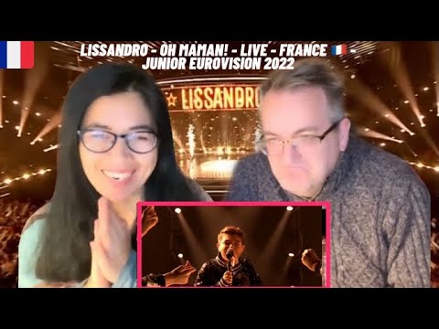 🇩🇰NielsensTV REACTS TO Lissandro - Oh Maman! - LIVE - France 🇫🇷 - Junior Eurovision 2022