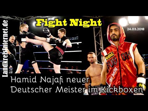 Hamid Najafi neuer Deutscher Meister im Kickboxen | Fight Night alle Kämpfe