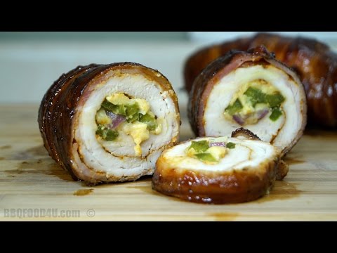 Chicken Bacon Roll Recipe - BBQFOOD4U