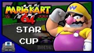 Star Cup 50cc as Wario | Mario Kart 64 Gameplay (Japanese version)
