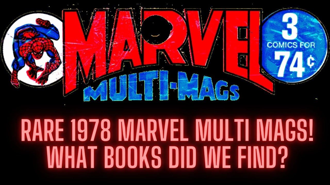 RARE BRONZE AGE 1978 MARVEL MULTI MAGS COMIC PACK! INCREDIBLE PICK UP!