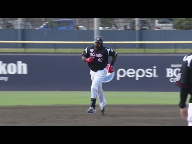 【ファーム】詰まりながらもフェンスオーバー!! マリーンズ・バルガス 3ランホームランで貴重な追加点!! 2019/5/16 F-M(ファーム)