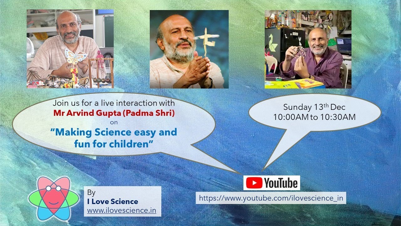 Live interaction with Mr Arvind Gupta