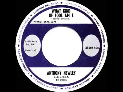 1962 Anthony Newley - What Kind Of Fool Am I (U.S. 45 single version)