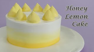 [Eng Sub] 레몬 한 개로 허니 레몬 케이크 만들기/ 생크림 케이크 만들기/레몬 파운드 케이크/How to make Honey Lemon Cake/ASMR/홈베이킹