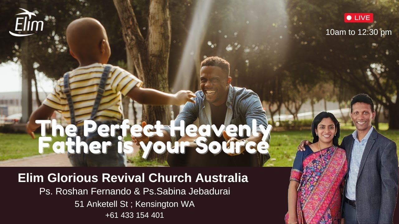 The perfect heavenly Father is your source | Sabina Jebadurai - Fernando