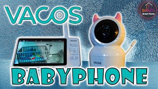 Vacos Babyphone mit Kamera Monitor 5 Zoll Review [Test & Unboxing]