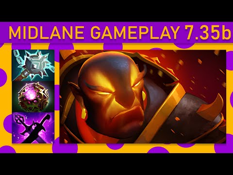 ⭐DarkMago♡ Ember Spirit 20+ Kills! Mid Gameplay 7.35b - Dota 2 Top MMR