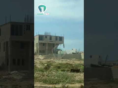 Buildings Demolished at Laboma Beach Over Kpeshie Lagoon Buffer Zone