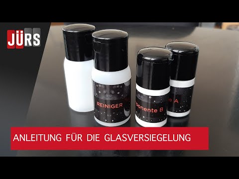 Wie verwende ich eine 2-Komponenten-Glasversiegelung?