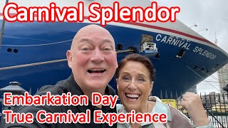 Carnival Splendor Getaway Short Cruise - Embarkation Day of Our True Carnival Experience
