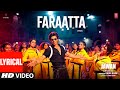 Jawan Faraatta Lyrical Shah Rukh Khan Nayanthara Atlee Anirudh Arijit S Jonita G Badshah