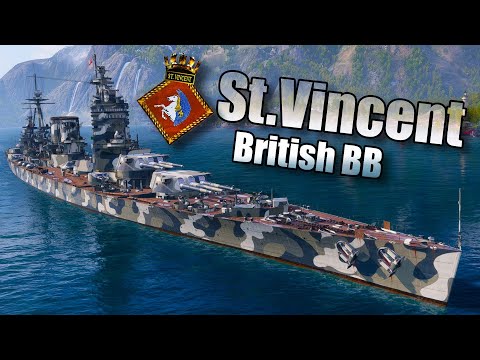St. Vincent NEW British Tier 10 Battlecruiser [BB]