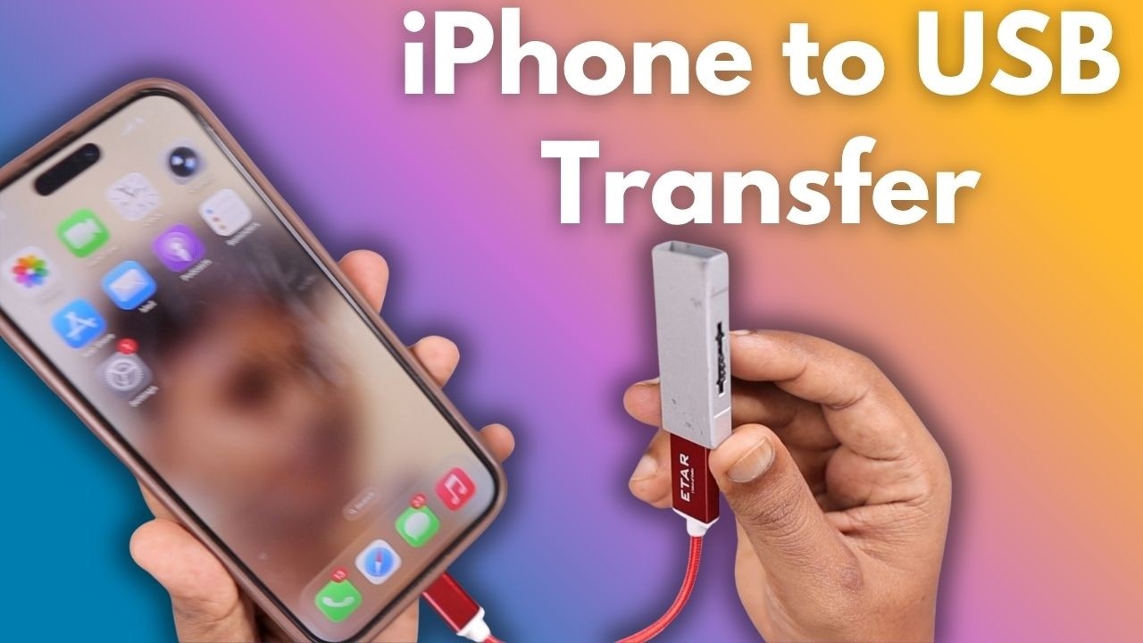 Transfer iPhone Photos, Videos to USB Drive in Minutes