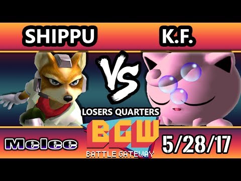 BGW16 SSBM - Shippu (Fox) Vs. K.F (Jigglypuff) Smash Melee Losers Quarters
