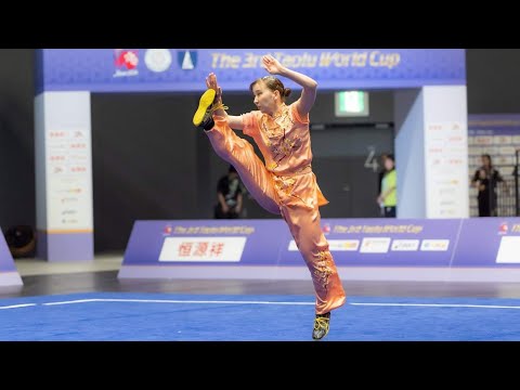 Kana Ikeuchi 🇯🇵 🥈 9.750 score Changquan (Women) 3rd Taolu Wushu World Cup 2024, Japan