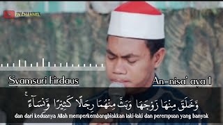Download lagu Qori internasional Syamsuri Firdaus Ayat Acara Pernikahan Surat An-Nisa & Ar-Rum mp3 Download lagu Qori internasional Syamsuri Firdaus Ayat Acara Pernikahan Surat An-Nisa & Ar-Rum mp3