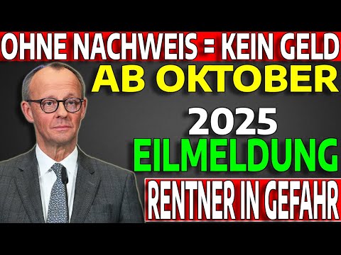 ⚠️ Eile ist geboten! Wer diesen Nachweis nicht vorlegt, verliert ab Oktober 2025 sein Geld