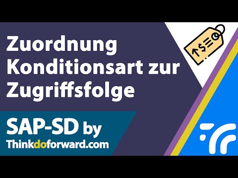 Zuordnung Konditionsart zur Zugriffsfolge - SAP