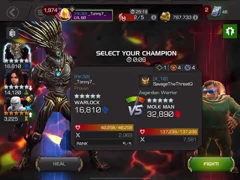 RK30 vs X_10 - Season 24 War 3 - Moleman Buffet Path 1 S2 with Warlock