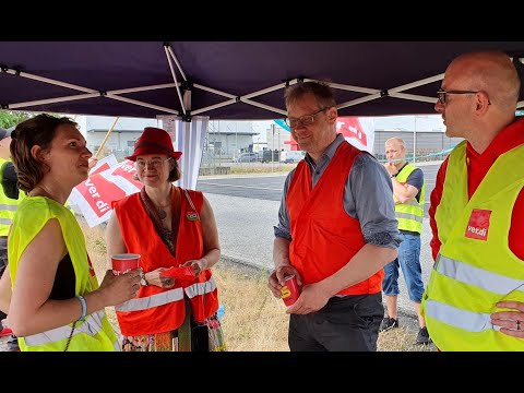 REWE Streik Oranienburg am 21. Juni 2021