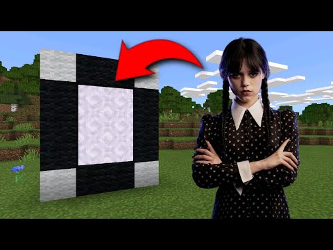 SmoothMarky - How To Make A Portal To The Wednesday Addams Dimension in Minecraft!!!