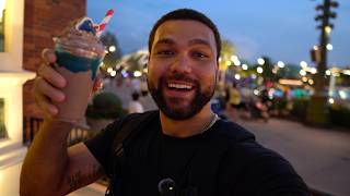 Epic Universe Nighttime Fun - Watching Celestial Goodnight Fireworks & The BEST Theme Park Milkshake