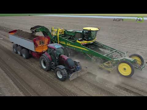 The story of the Dutch tulip bulb | Ploeger AR-4W & 3x Valtra T174 | Van der Avoird Bloembollen