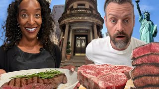 We Tried the ICONIC PORTERHOUSE STEAK at Delmonico's NYC