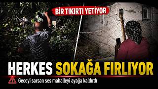  Bir Tıkırtı Yetiyor, Herkes Sokağa Fırlıyor
