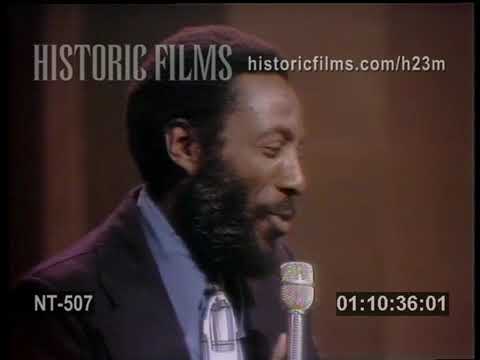 LEGENDARY COMEDIAN DICK GREGORY - 1975