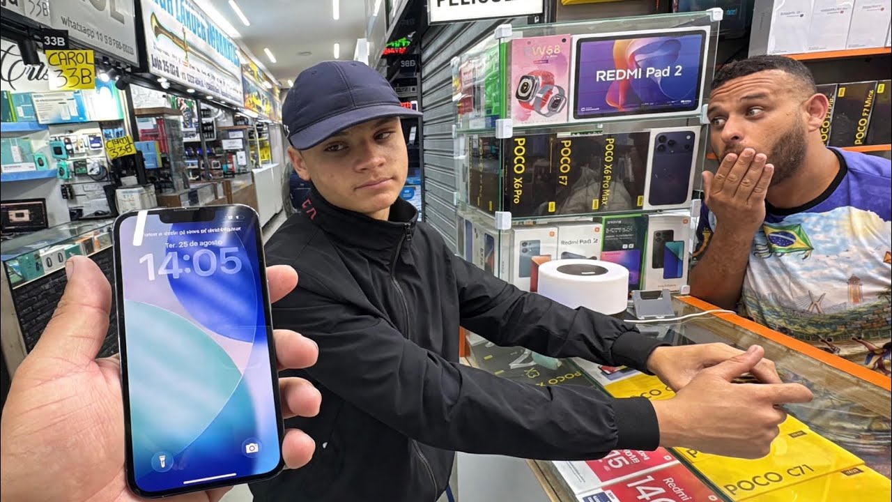PAPAI NAO DEIXOU O JEFINHO COMPRAR IPHONE 14PRO POR 2550,00