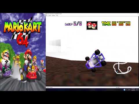 Mario Kart 64 Choco Mountain Speedrun 1:29.47