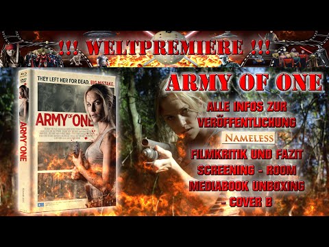 WELTPREMIERE - ARMY OF ONE - INFOS ZUR VÖ! // KRITIK & FAZIT // MEDIABOOK UNBOXING