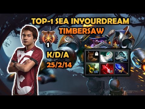 TOP-1 SEA INYOURDREAM TIMBERSAW, Hero Keras Ganas 25 Kill 14 Assist!!