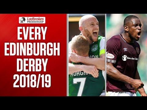 Hibernian v Hearts | This Season's Edinburgh Derby Highlights | Ladbrokes Premiership