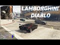 GTA5 Fun Drive Lamborghini Diablo Lookalike Logitech G29 Gameplay