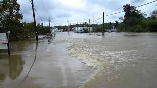 preview picture of video 'Flooded Intersection of 202 and Old Marlboro Pike 9/8/2011'