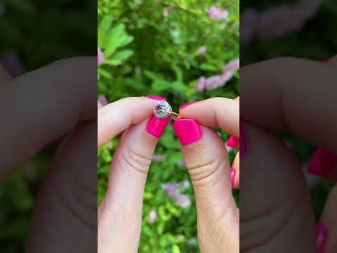 Vintage Ruby & Diamond 9ct Gold Cluster Ring