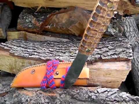 Russell Green River "Hunter" knife kit and first Pimpage attempts....